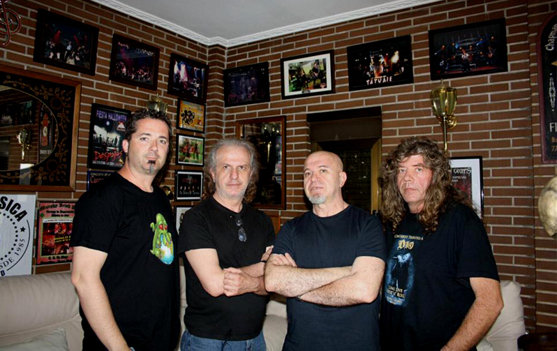Barón Rojo - Gira 2016 - Armando y Carlos de Castro, Ángel Arias y Rafa Díaz.